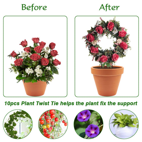 Legigo iron vine support with durable high-temperature finish resists sun and rust