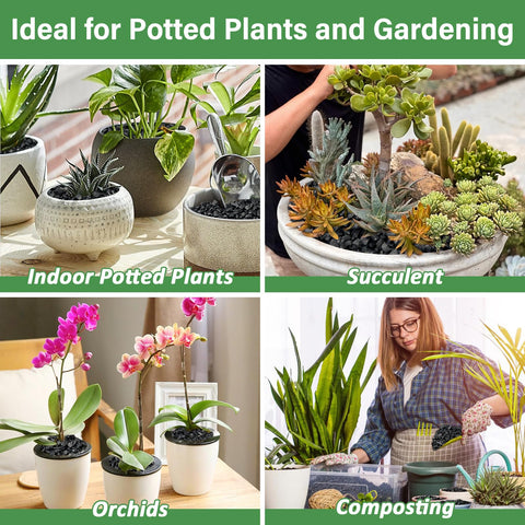 Legigo houseplant soil charcoal boosts aeration and prevents compaction
