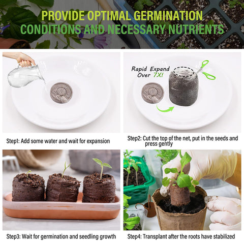 Legigo coco coir pellets ideal for hydroponics seed start and germination.