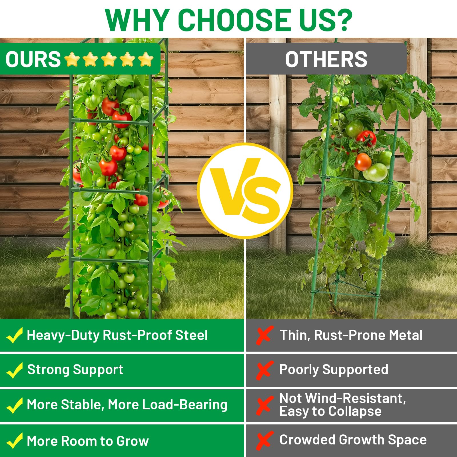 Legigo plant ties included help secure vines and ensure tidy growth.