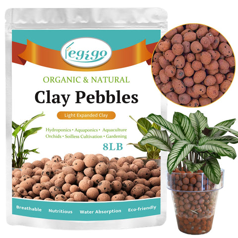 Legigo Leca balls in an 8 lb pack for easy plant drainage