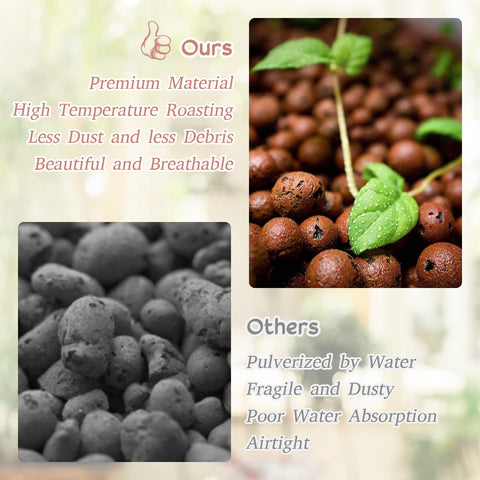 Hydroponics-ready Legigo Leca supports oxygen and moisture balance