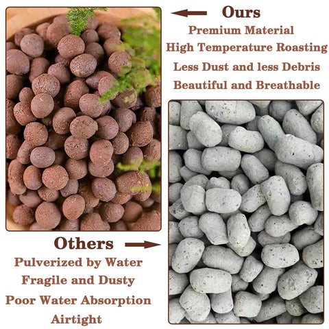 Legigo Leca balls multi-use for hydroponics, terrariums, and orchid substrates.
