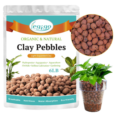 Legigo 6 lb Leca balls pack for improved drainage in pots.