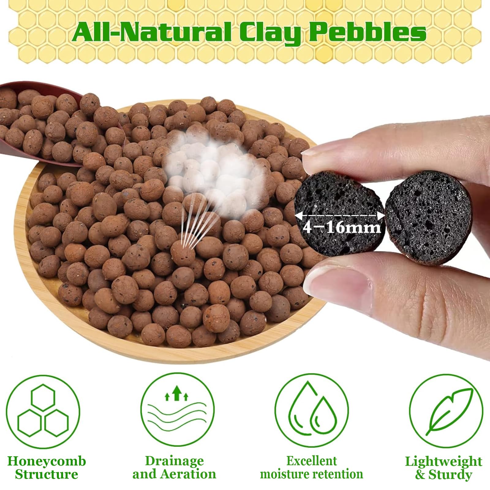 Legigo Leca balls porous structure supports airflow in pots