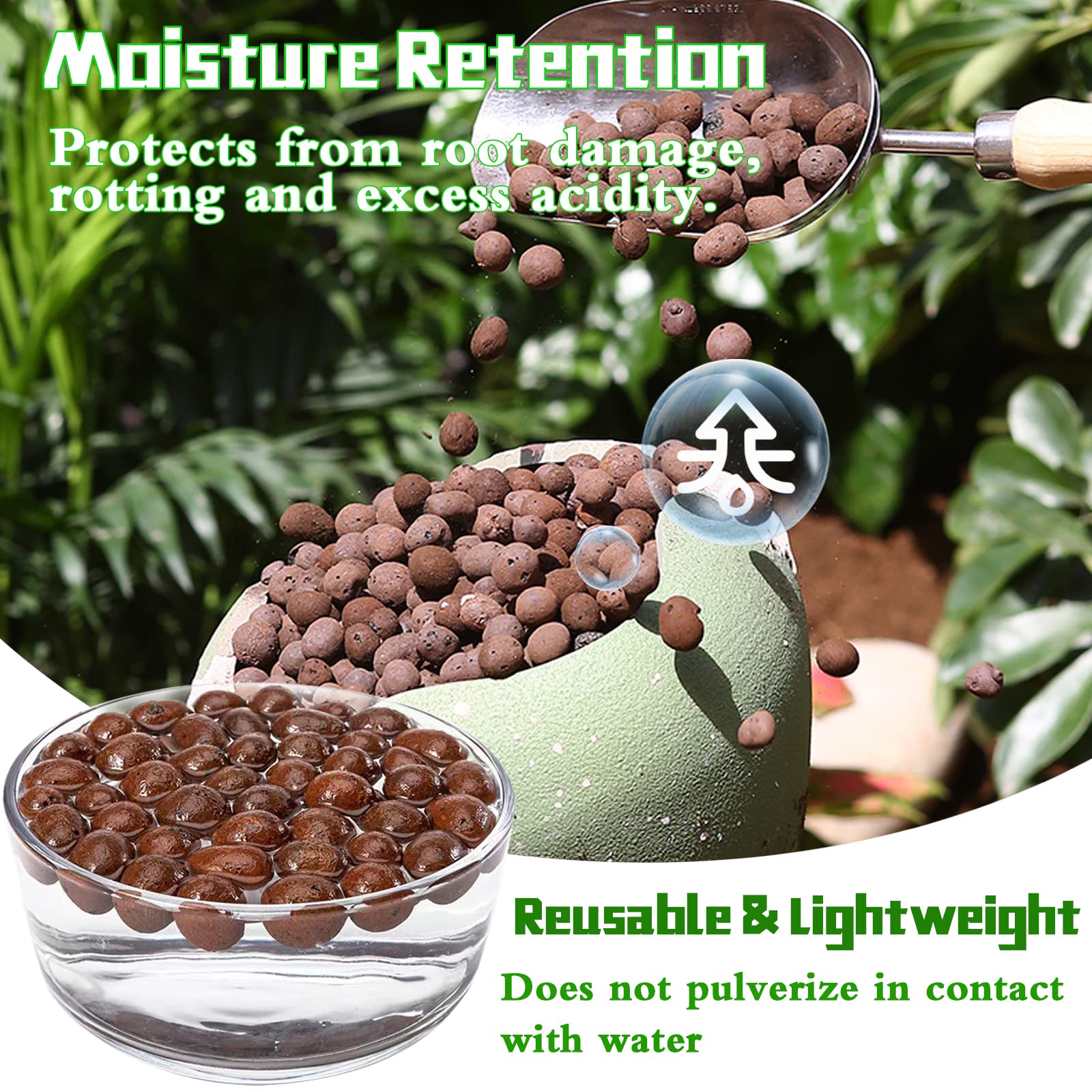 Legigo Leca balls promote root oxygen for healthy growth