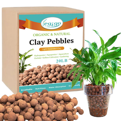 Legigo Leca pebbles 4-16mm bulk bag for improved drainage in pots.