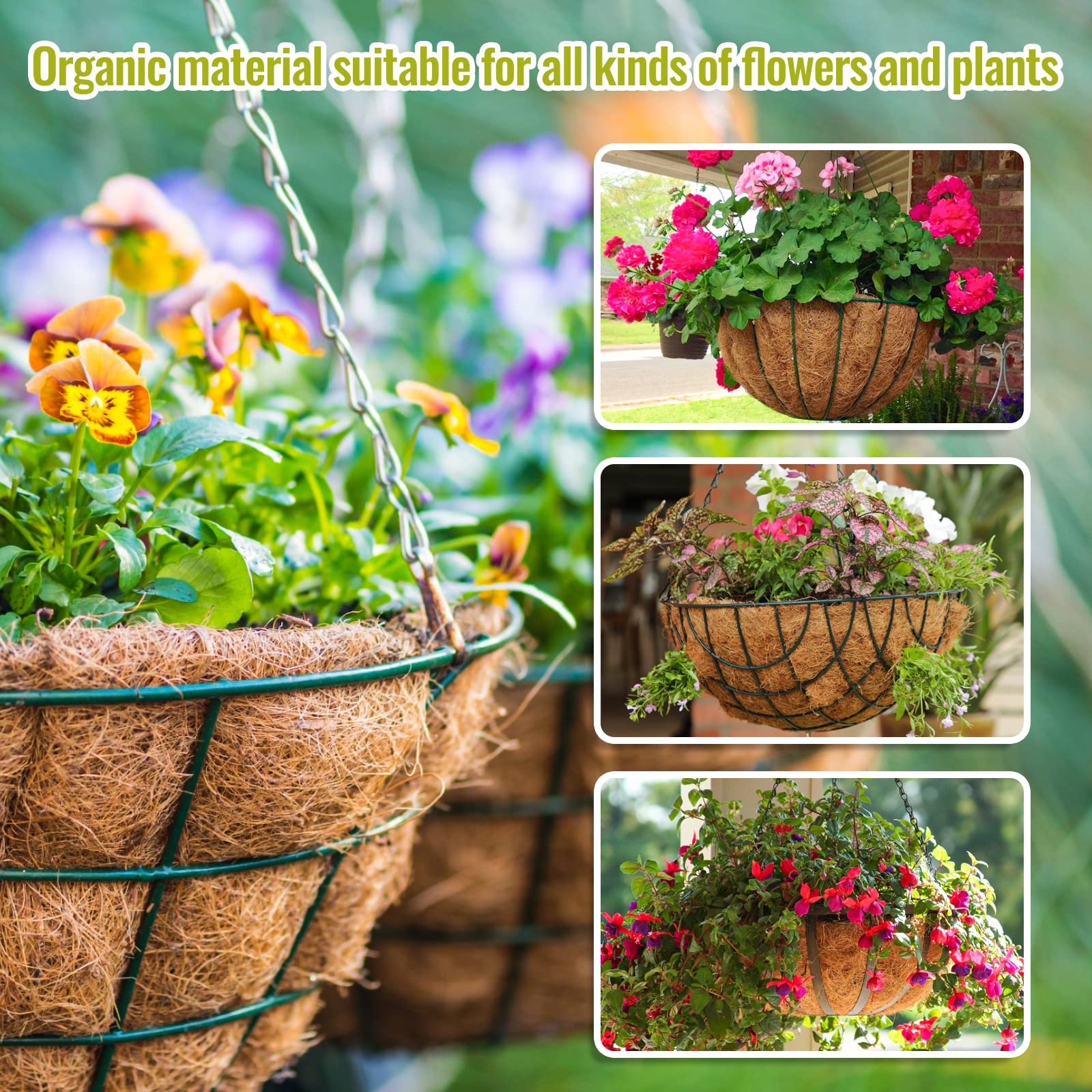 Legigo moisture-retention liner supports consistent soil moisture for vibrant blooms.