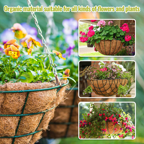 Legigo moisture-retaining coir liner helps manage watering between fills.