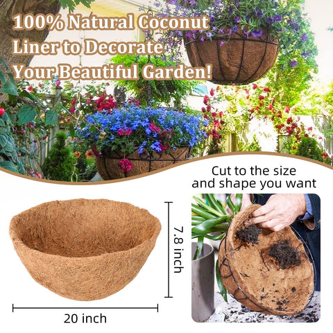 Legigo natural coir liner showcases renewable material for long-lasting planters.