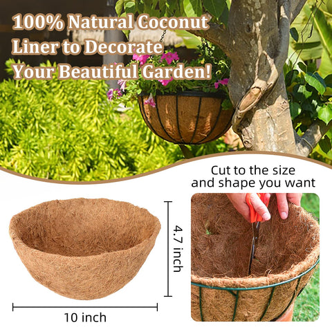 Legigo natural coir liner highlights eco-friendly material for sustainable plant care.