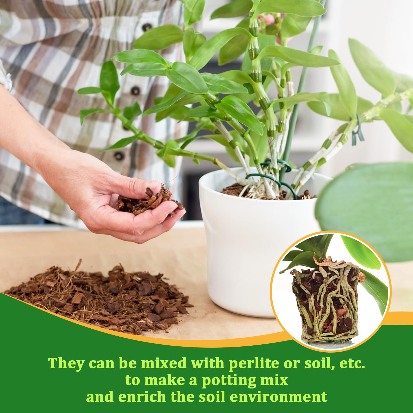 Legigo orchid bark storage bag ready for long-term use