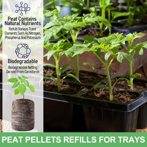 Legigo peat pellet 2in diameter, compact seed starter for storage.