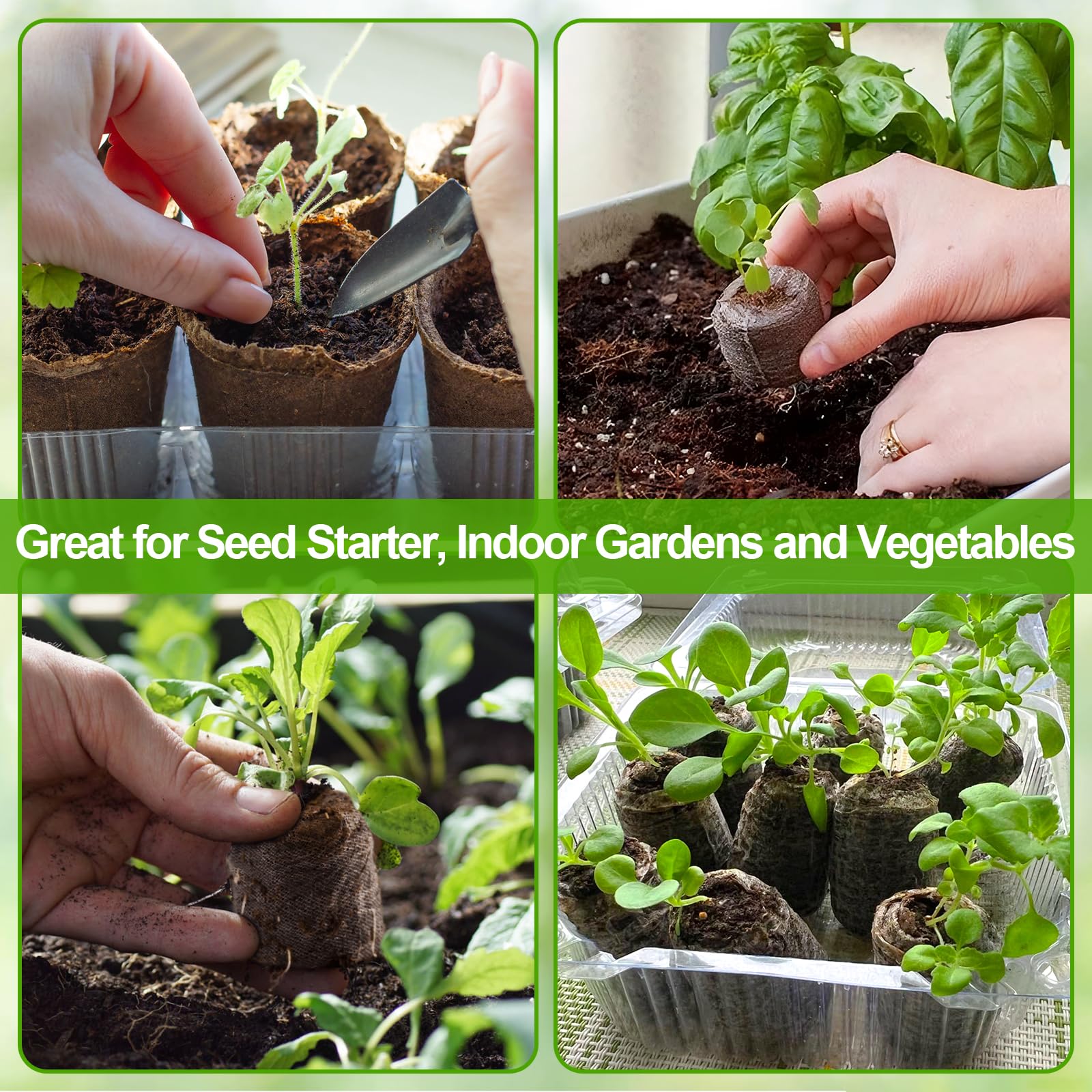 Legigo peat pellets compatible with 1020 nursery trays for scalable starting.