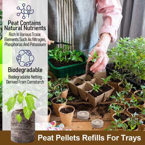 Legigo pellet design supports roots and ease of transplant.