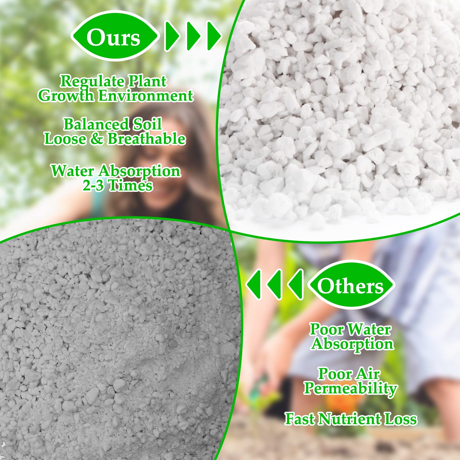 Legigo perlite for indoor plants supports Venus Fly Trap and tropicals in soil mixes