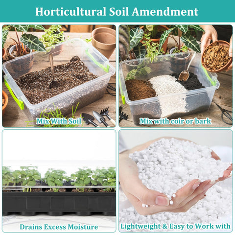 Legigo perlite promotes root growth with increased air spaces.
