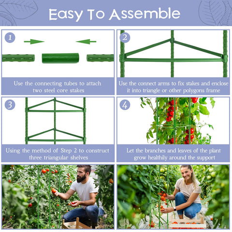 Legigo plant ties help secure climbing plants for steady growth.