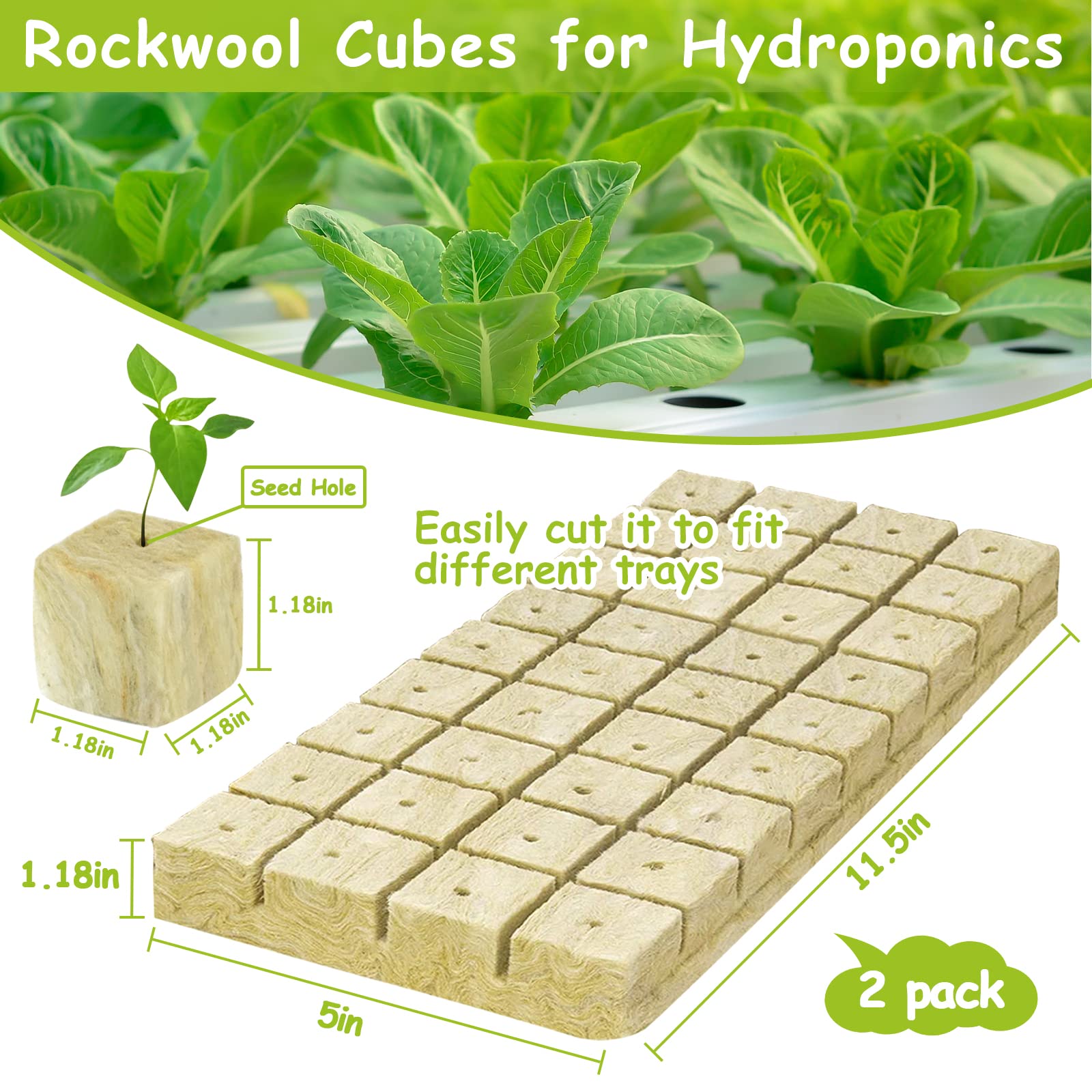 Legigo rockwool cutting plug for cloning with strong root initiation