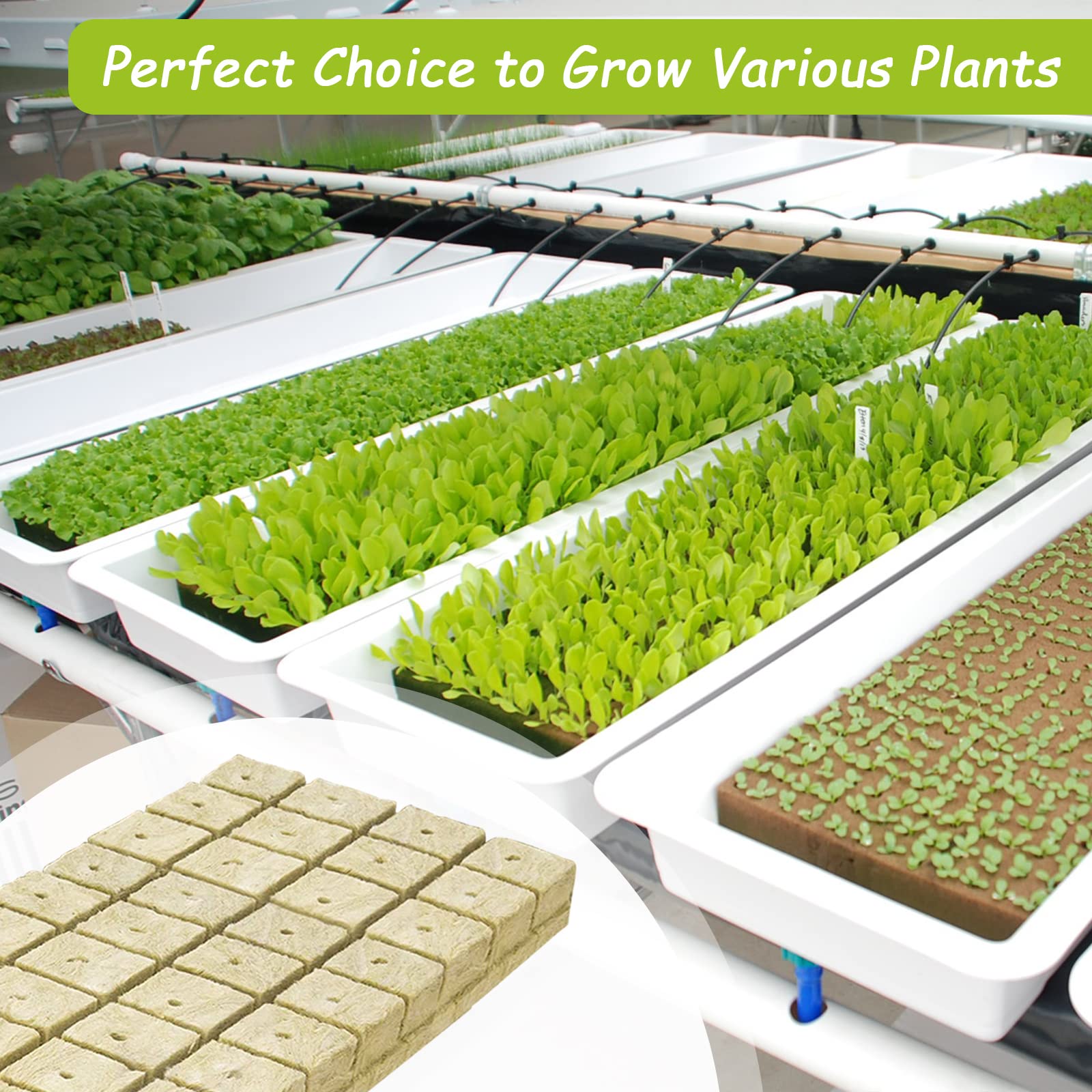Legigo rockwool plug suited for vertical garden towers