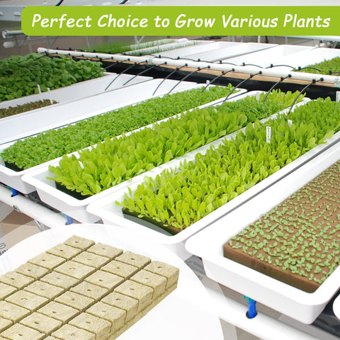 Legigo rockwool plug suited for vertical garden towers