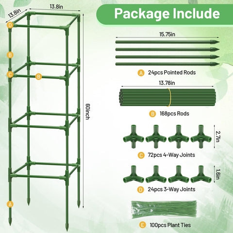 Legigo sturdy rust-proof coating protects 60-inch cages in outdoor weather.
