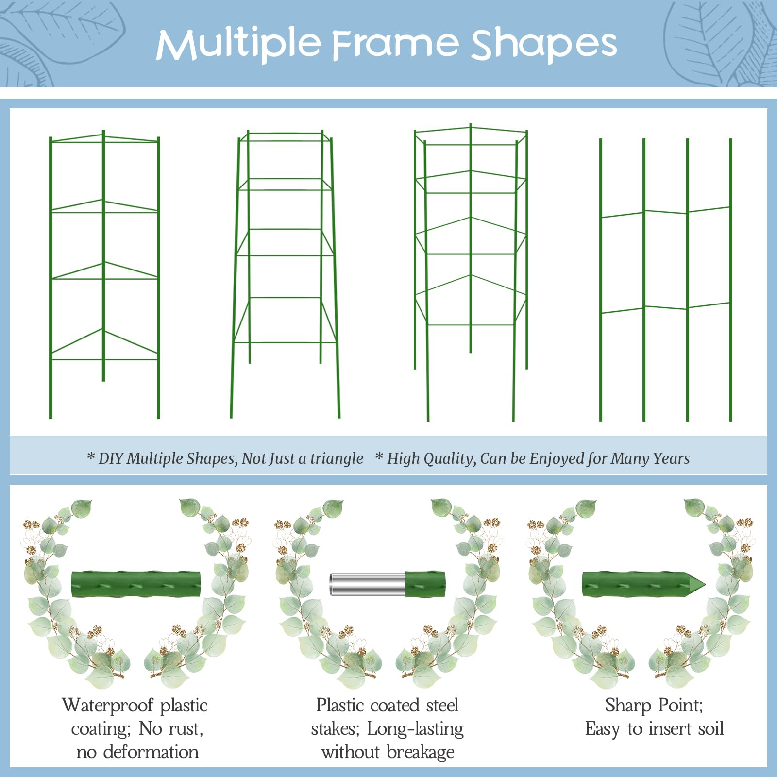 Legigo snap-on arms allow flexible shapes for different plant layouts.
