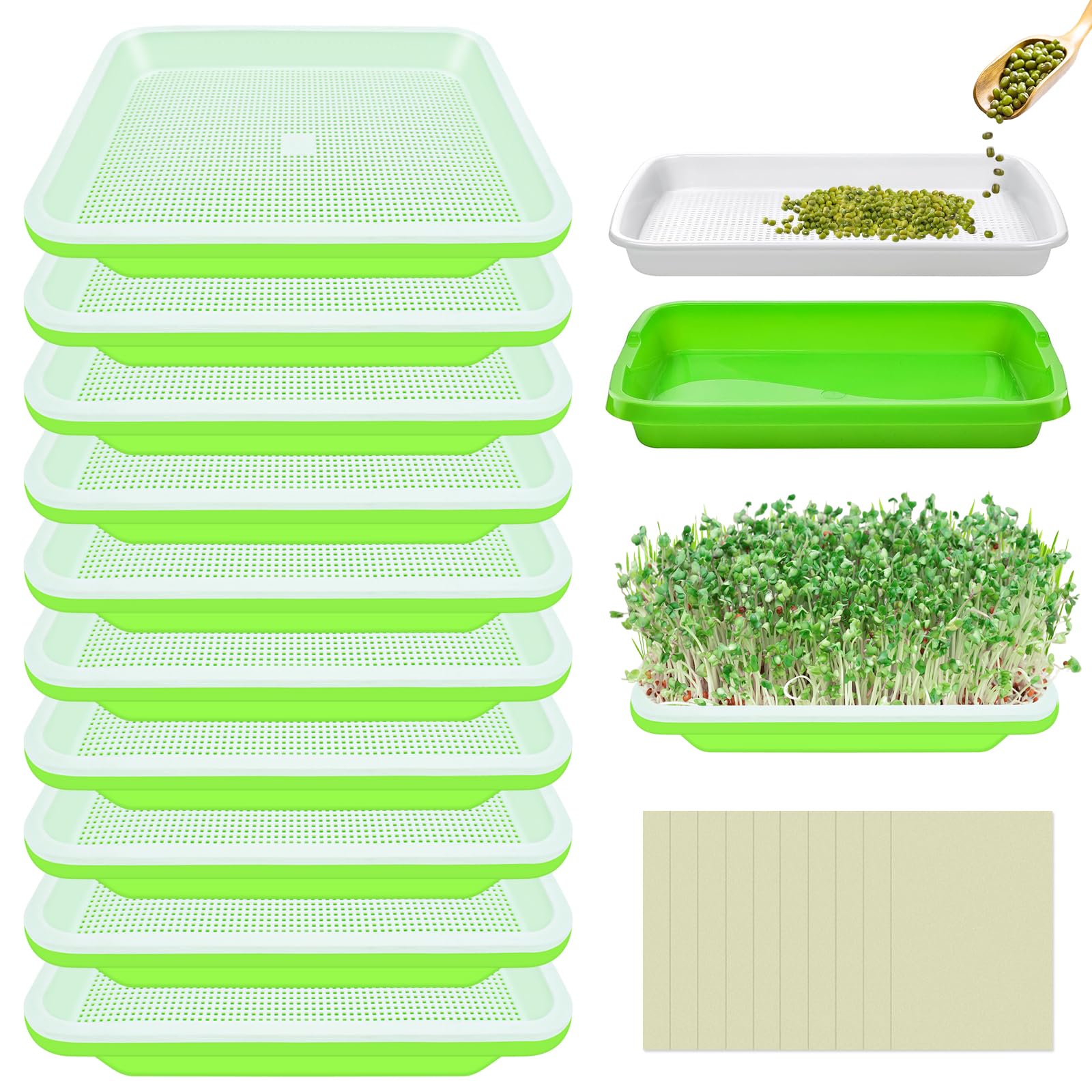 Legigo sprouter trays collection enables soil-free germination at home