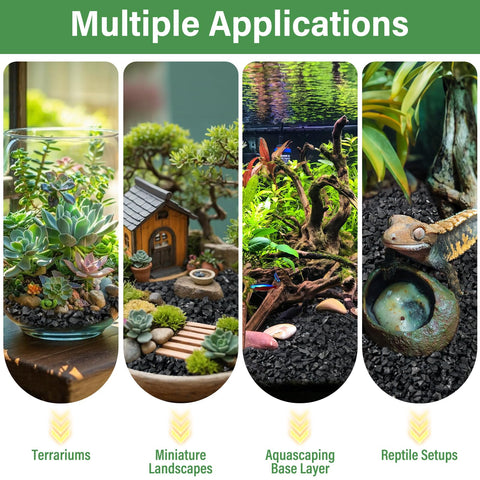 Legigo succulent soil charcoal helps regulate moisture and drainage