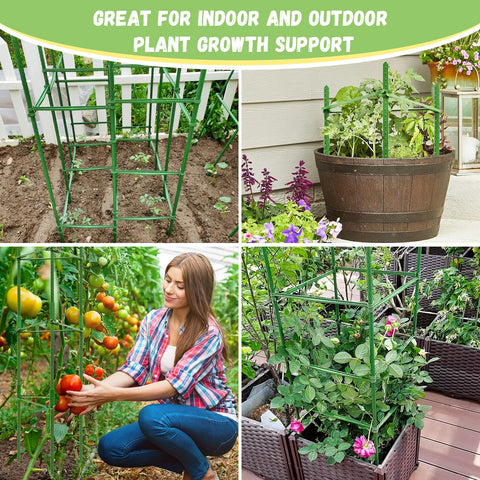 Legigo tomato cage on balcony illustrates versatile use for small outdoor spaces.