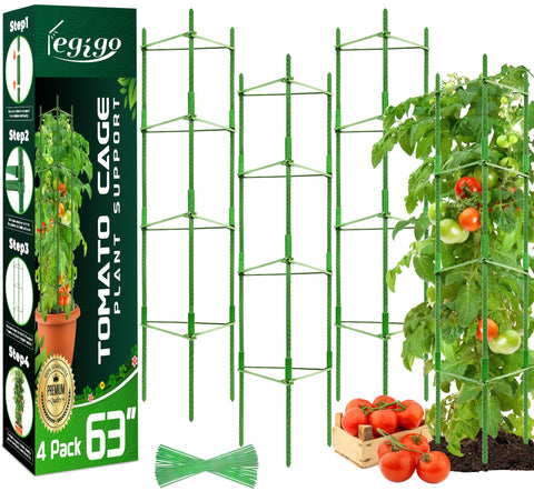 Legigo tomato cage suitable for indoor and outdoor use.