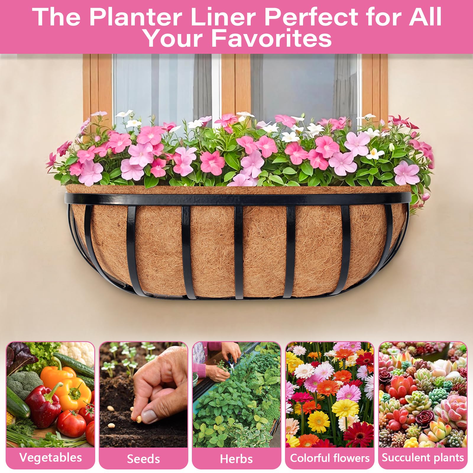 Legigo liner for wedding decor adds natural greenery to outdoor arrangements.