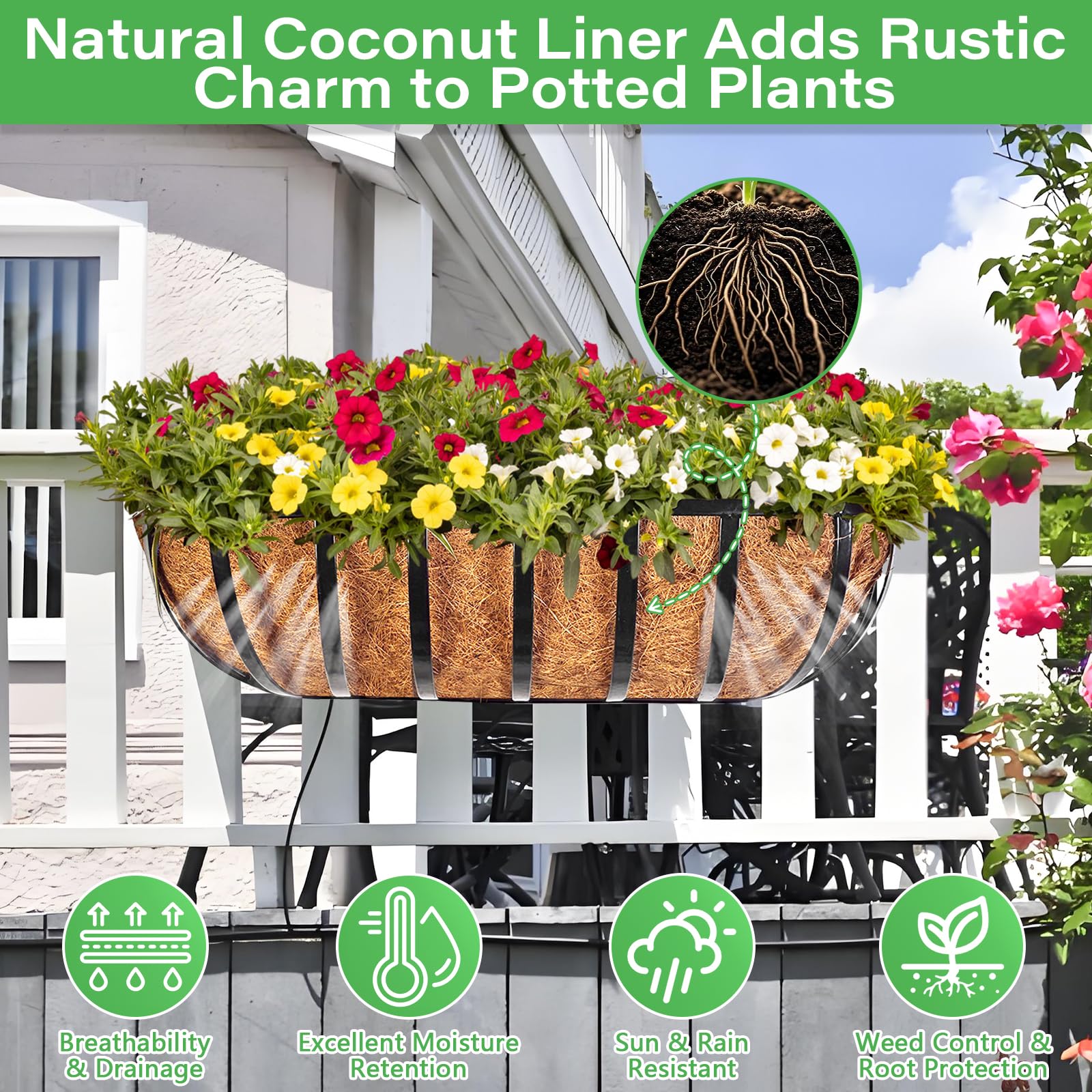 Legigo window box liner ready to use for quick planting and neat growth