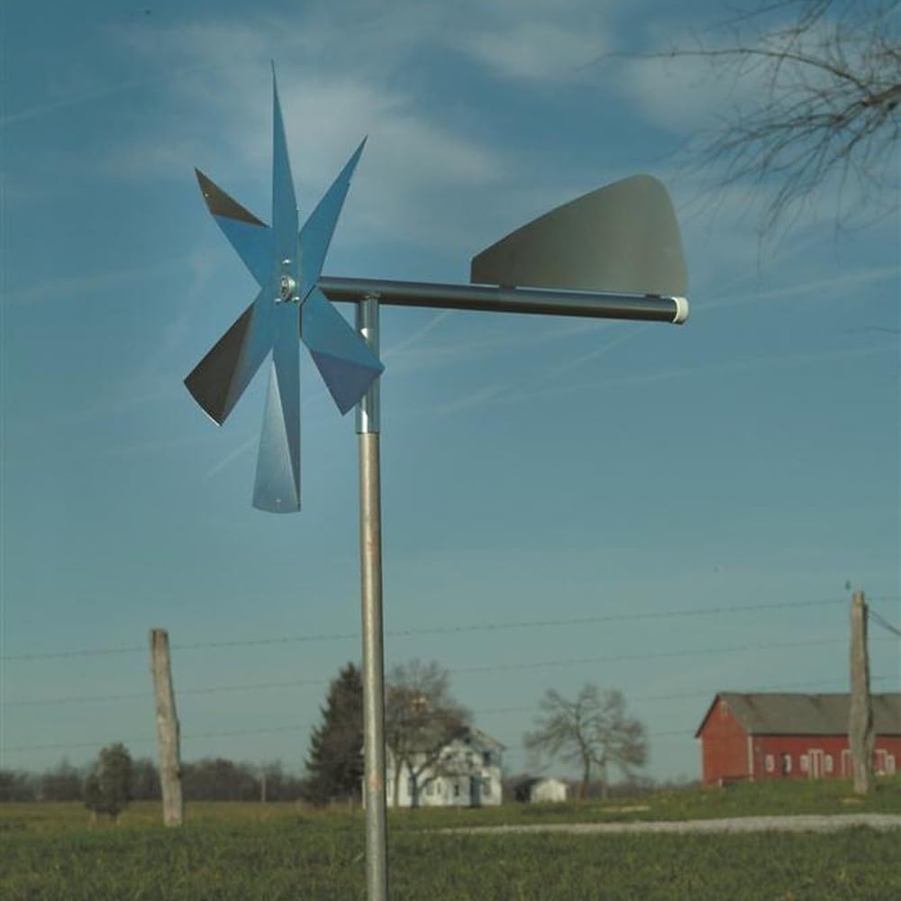 Lehman's windmill uses ground vibrations to deter moles