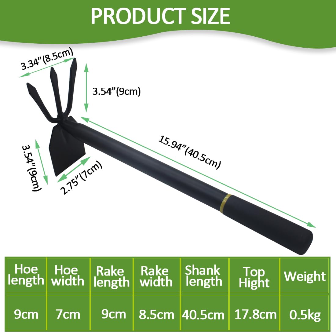 Lehood adjustable-handle assembly shown for ergonomic, customizable reach.