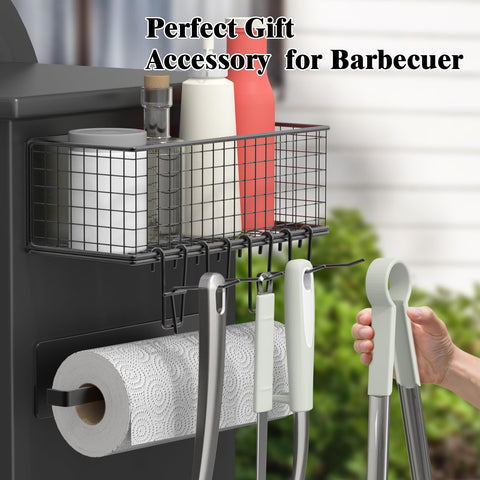 Lehorra no-assembly rack set installs instantly for grill prep
