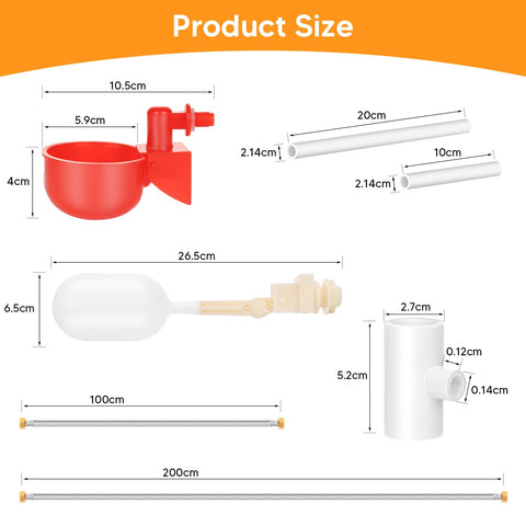LEIFEOSH included accessories kit speeds installation with glue, tape, drills, and hoses.