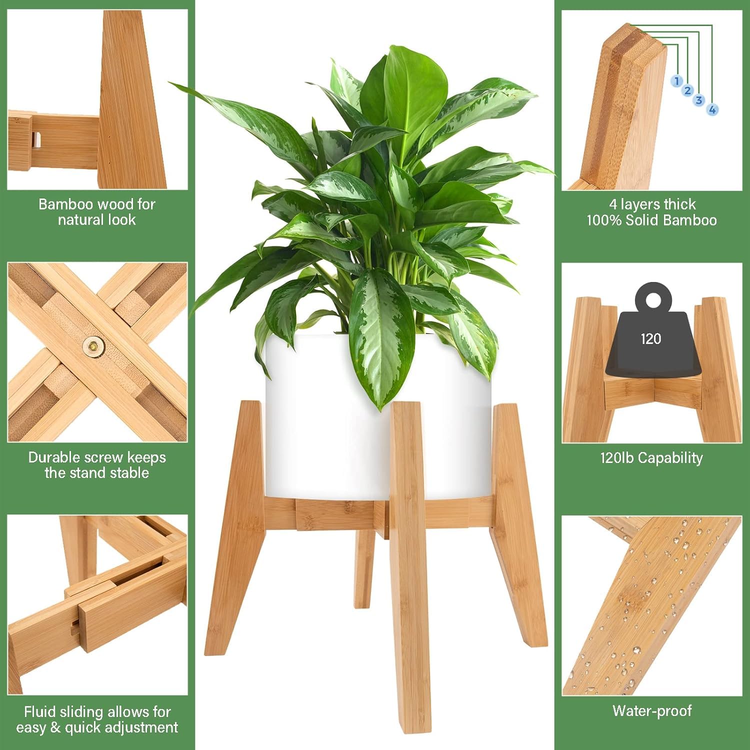 LEIMO KPARTS multi-purpose plant stand for indoor and outdoor use