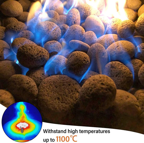 LEIMO KPARTS natural 2-3 inch lava stones for gas fire pits