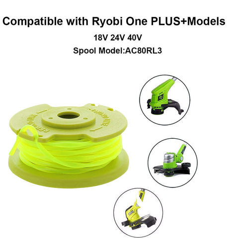 LEIMO KPARTS 11 ft line per spool display for coverage.