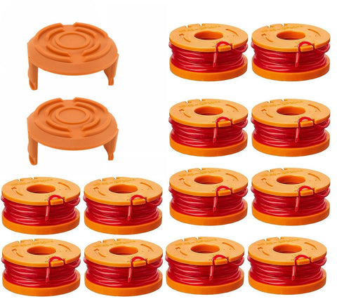 LEIMO KPARTS Worx auto-feed spool 11 ft 0.065 in line for easier trimming