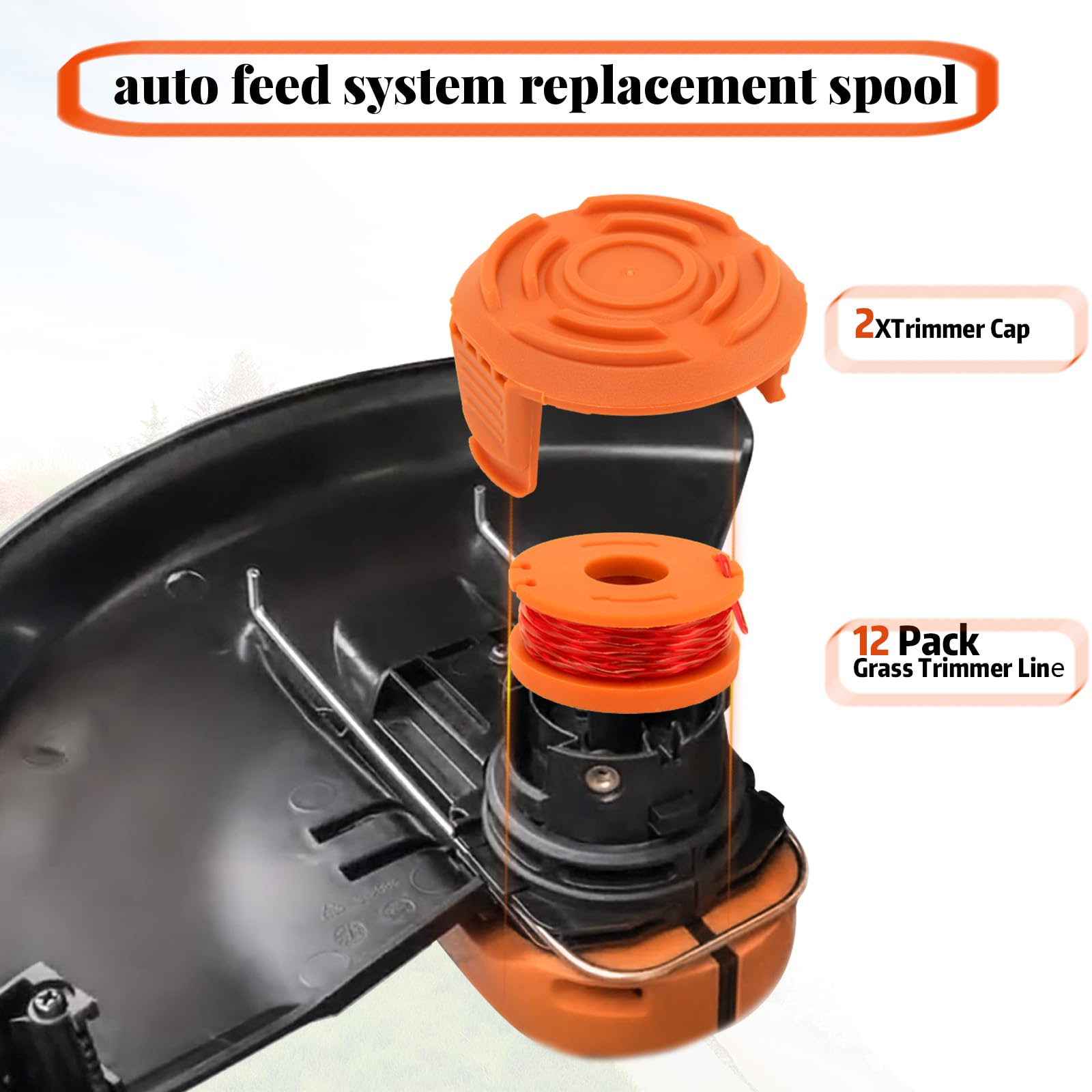 LEIMO KPARTS Worx spool line with 110 lbs tensile strength
