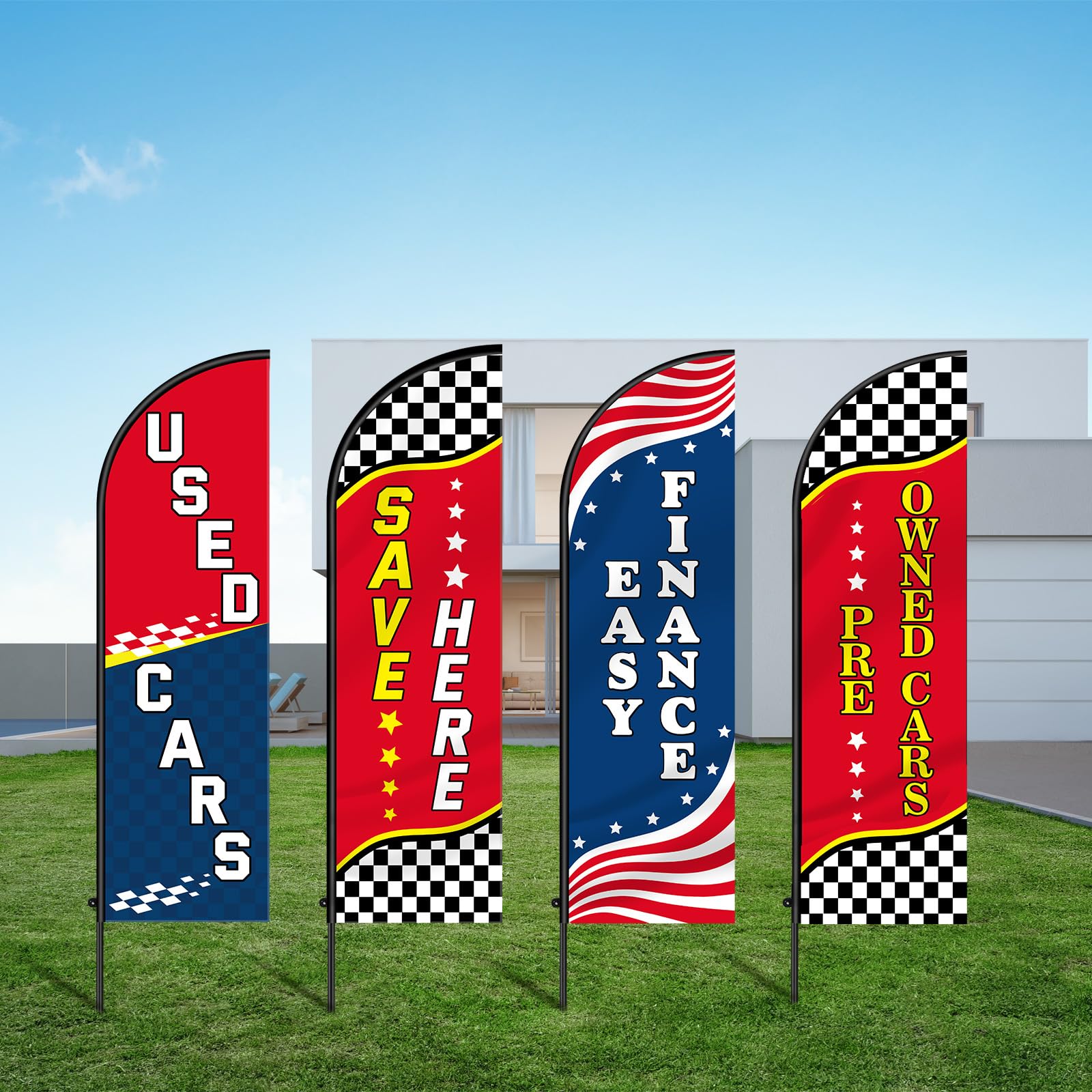 Leinuosen carry bag and poles support portable advertising on the go.