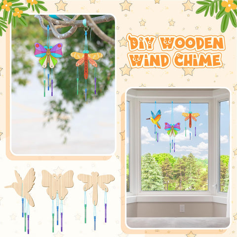 Leinuosen colorful chimes set features fade-resistant tones for vibrant decoration