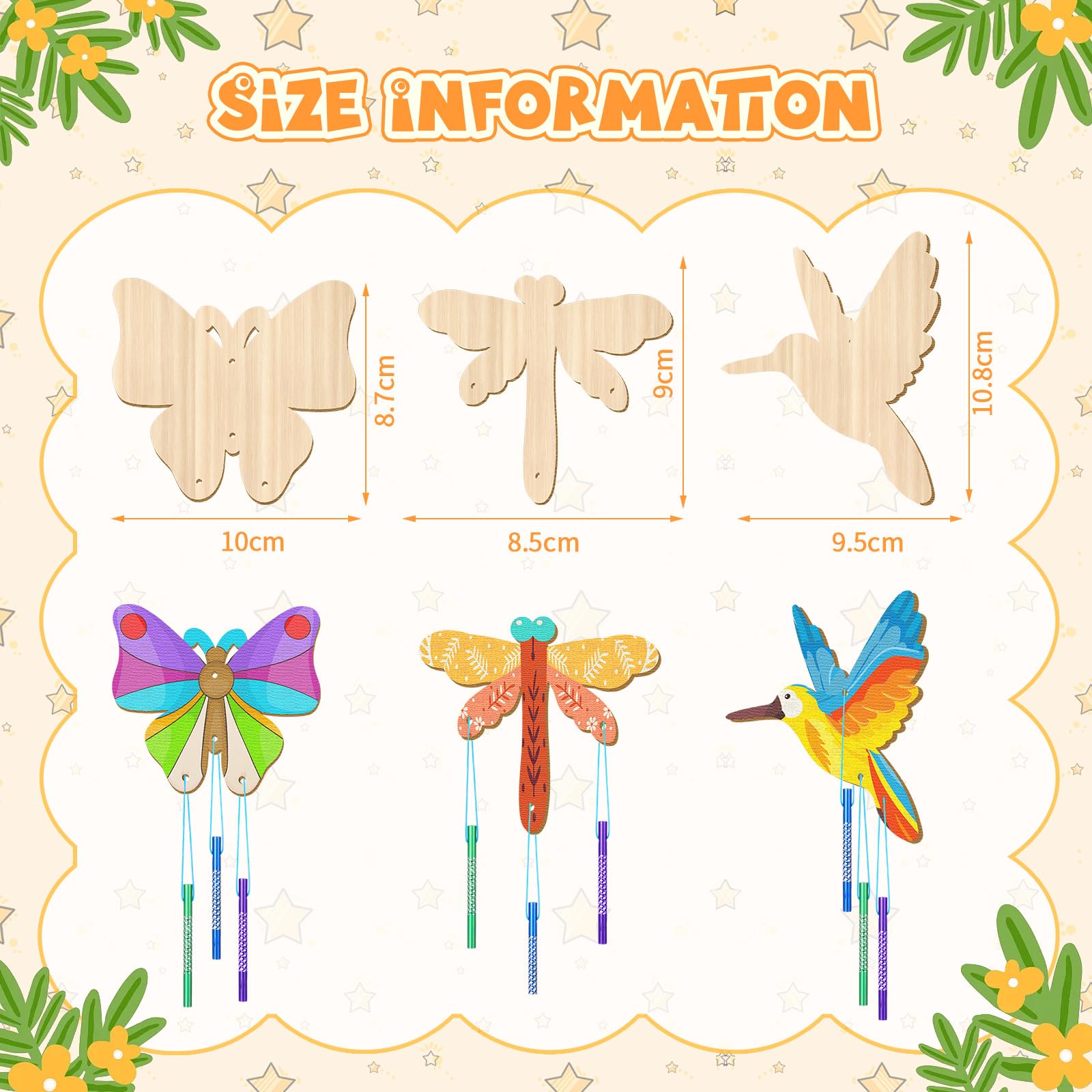 Leinuosen dragonfly wind chime kit adds garden charm with gentle breeze melodies