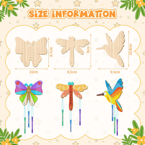 Leinuosen dragonfly wind chime kit adds garden charm with gentle breeze melodies