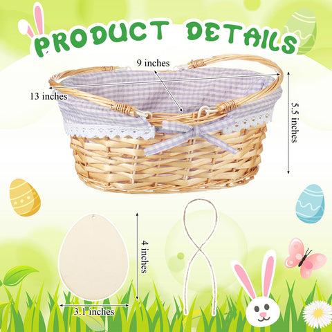 Leinuosen wooden egg cutout with rope adds a personalized touch.