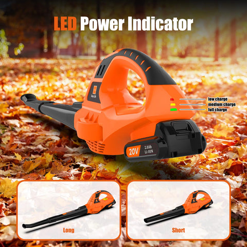 Leisch Life battery indicator light shows charge status during use.