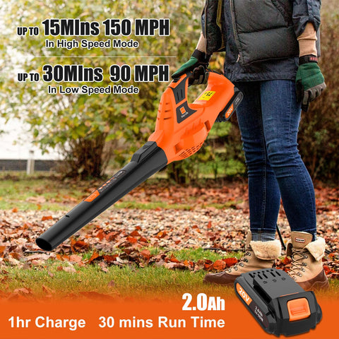 Leisch Life lightweight 3.3 lb blower designed for one-handed use.
