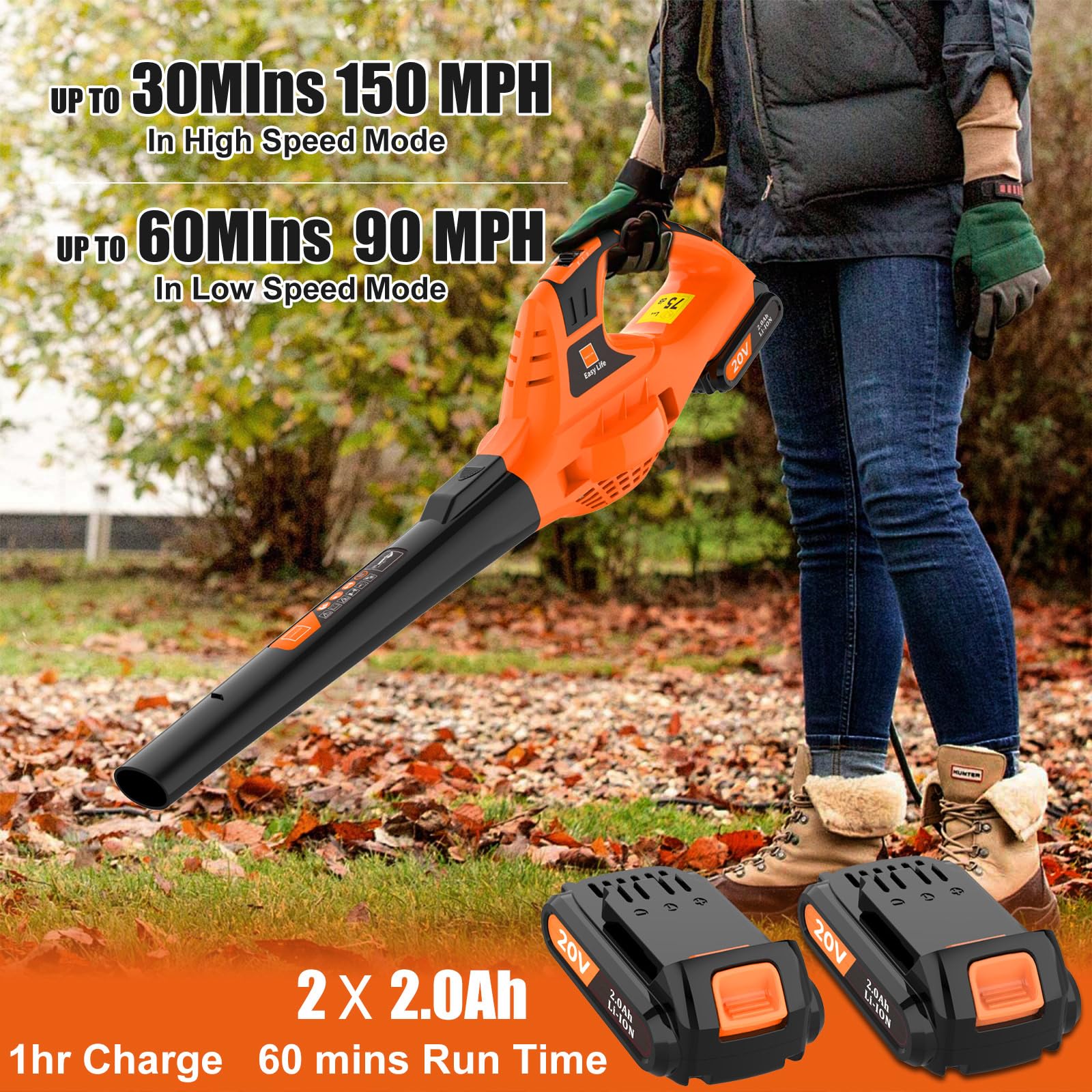 Leisch Life ideal for small-area cleanup like garages and porches.